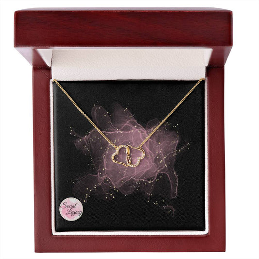 Everlasting Love Gold Heart Necklace