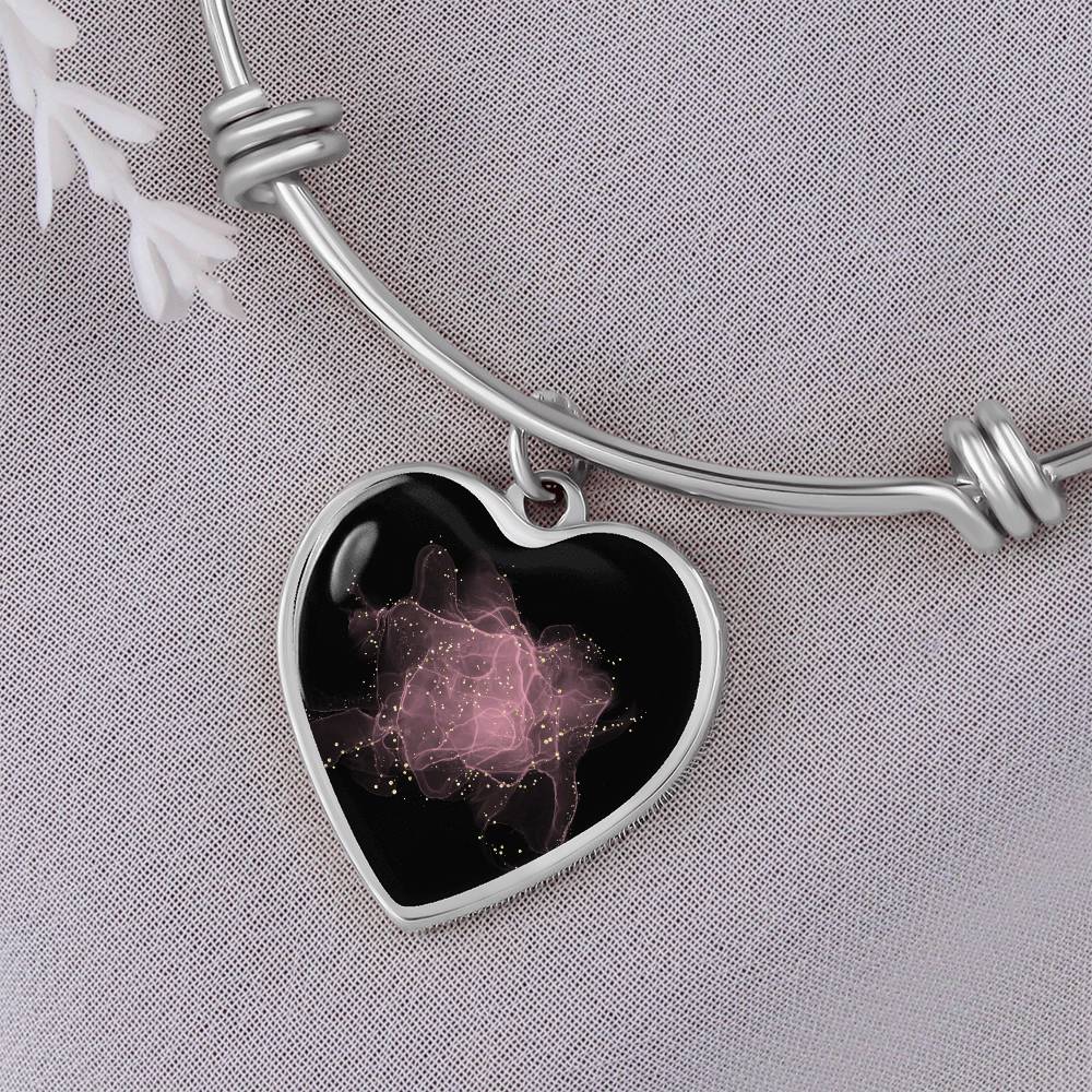 Luxury Heart Bangle